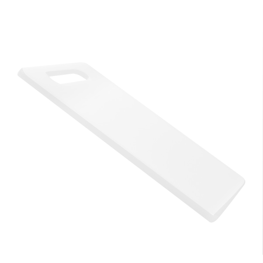KITCHENMARK PE Plastic 10mm Chopping Cutting Board 43cm - White