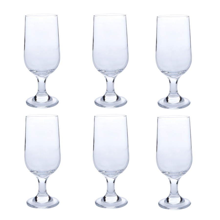 Gloreca 6pcs Wine Glasses 350ml Pack - 8 Boxes per Carton 