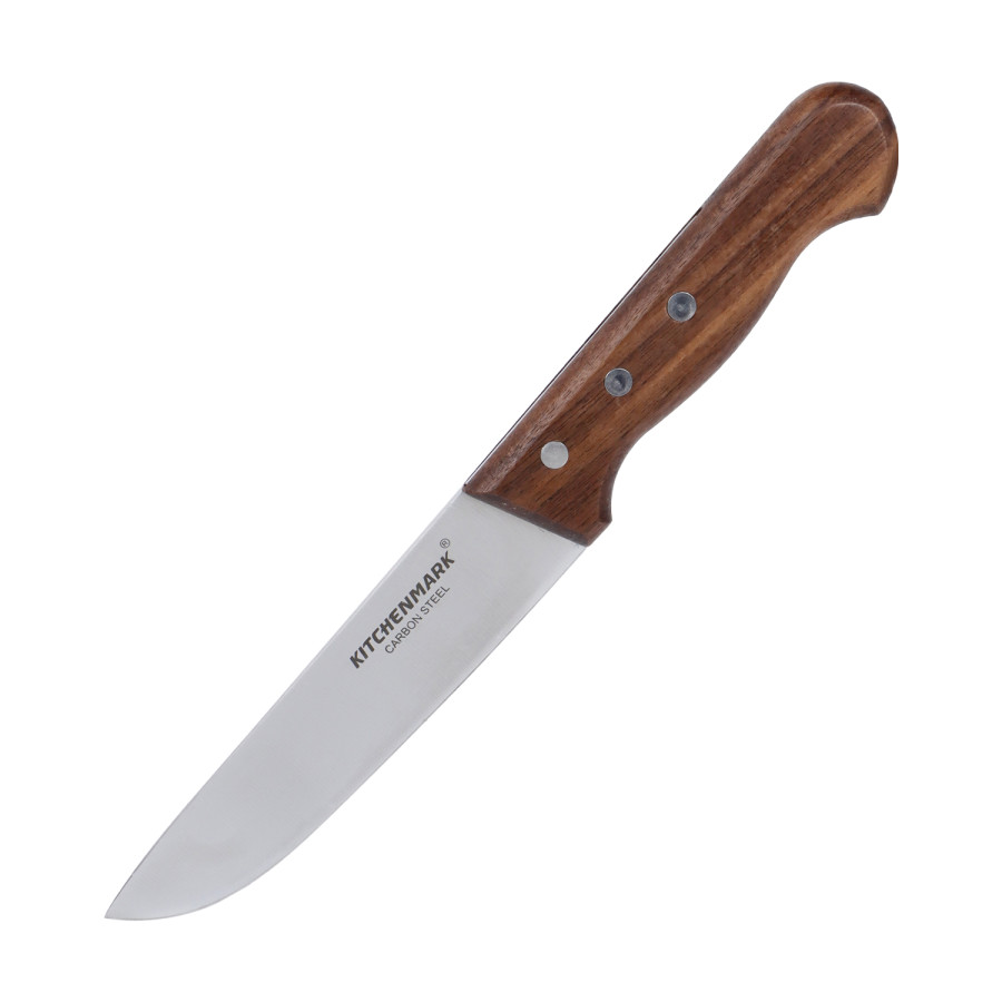 KITCHENMARK Carbon Steel Wooden Handle Kitchen Knife 28cm