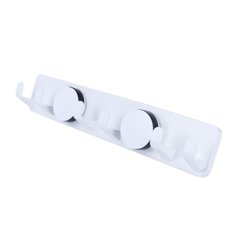 BECHOWARE 6 Pin Suction Wall Hook 31cm- White