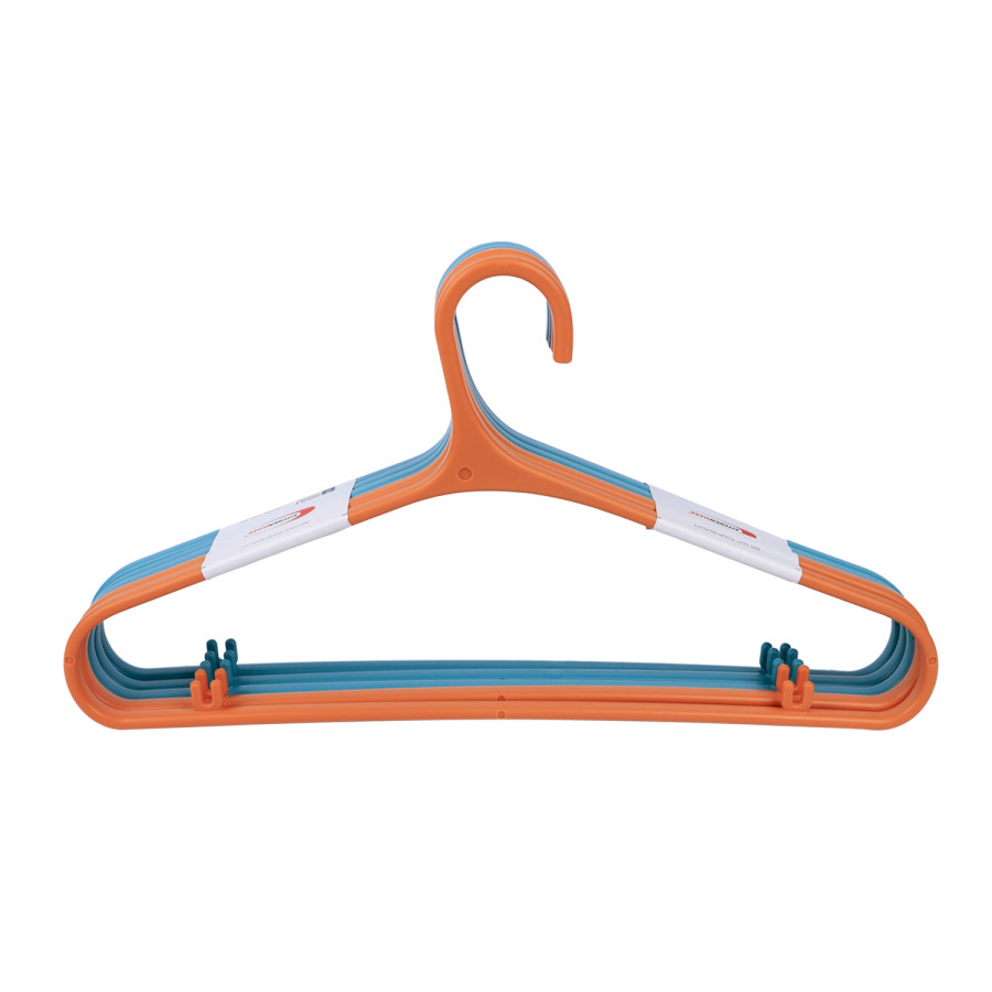 KITCHENMARK 5pc Set Cloth Hanger - 48 Set Carton - Multicolor