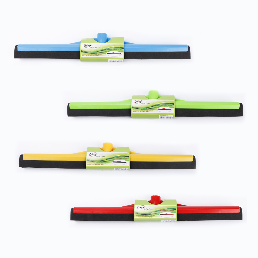 Oaxy Italy Floor Wiper Squeegee 45cm - 4 Color Pack