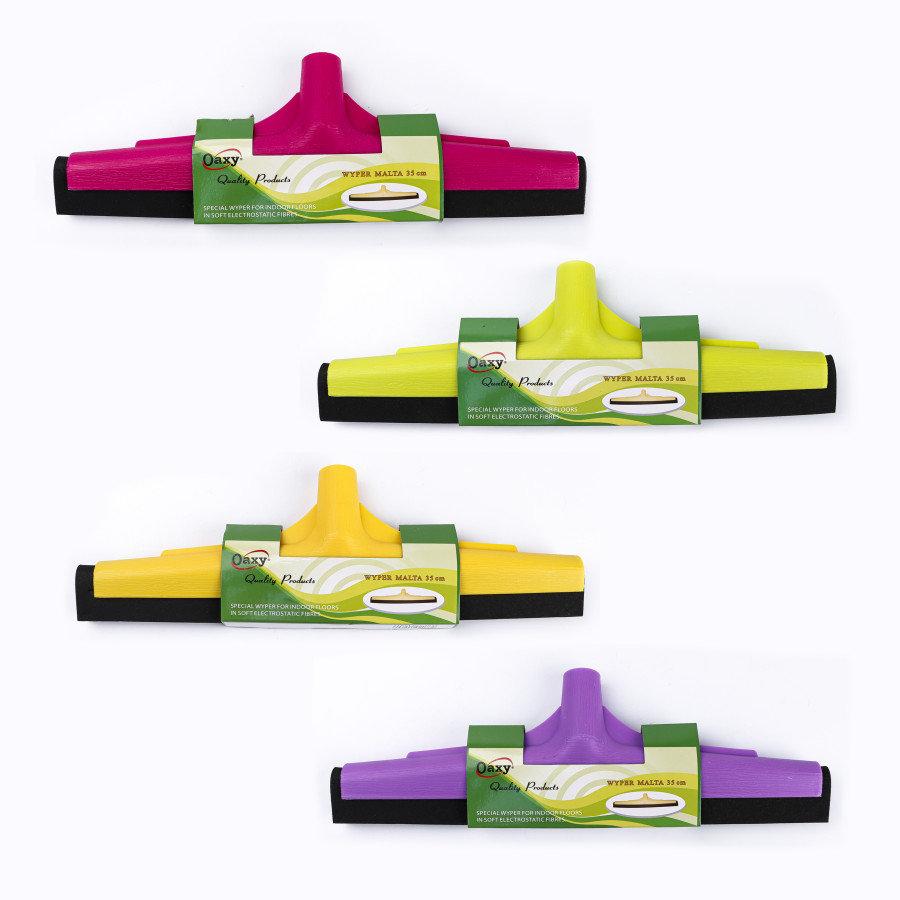 Oaxy Malta Floor Wiper Squeegee 35cm - 4 Color Pack