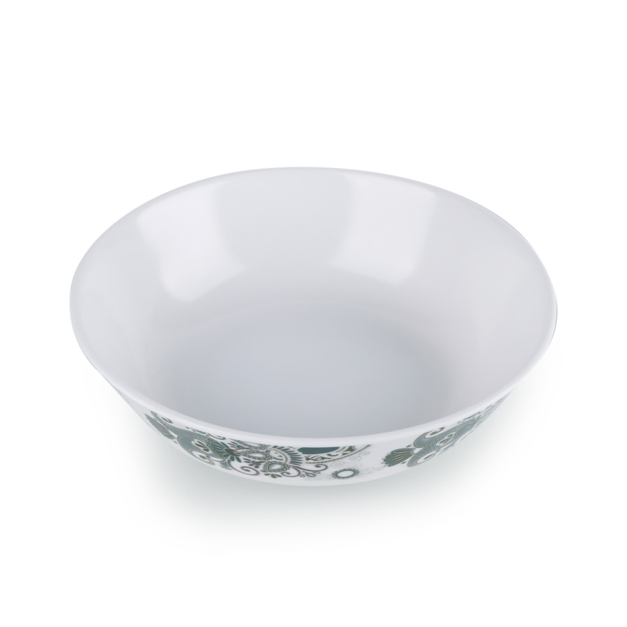 KITCHENMARK Melamineware Round Serving Bowl Green - 19cm