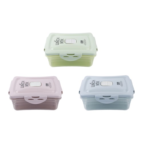 Generic Plastic Airtight Steam Hole Lunch Box 950ml - 3 Color Pack