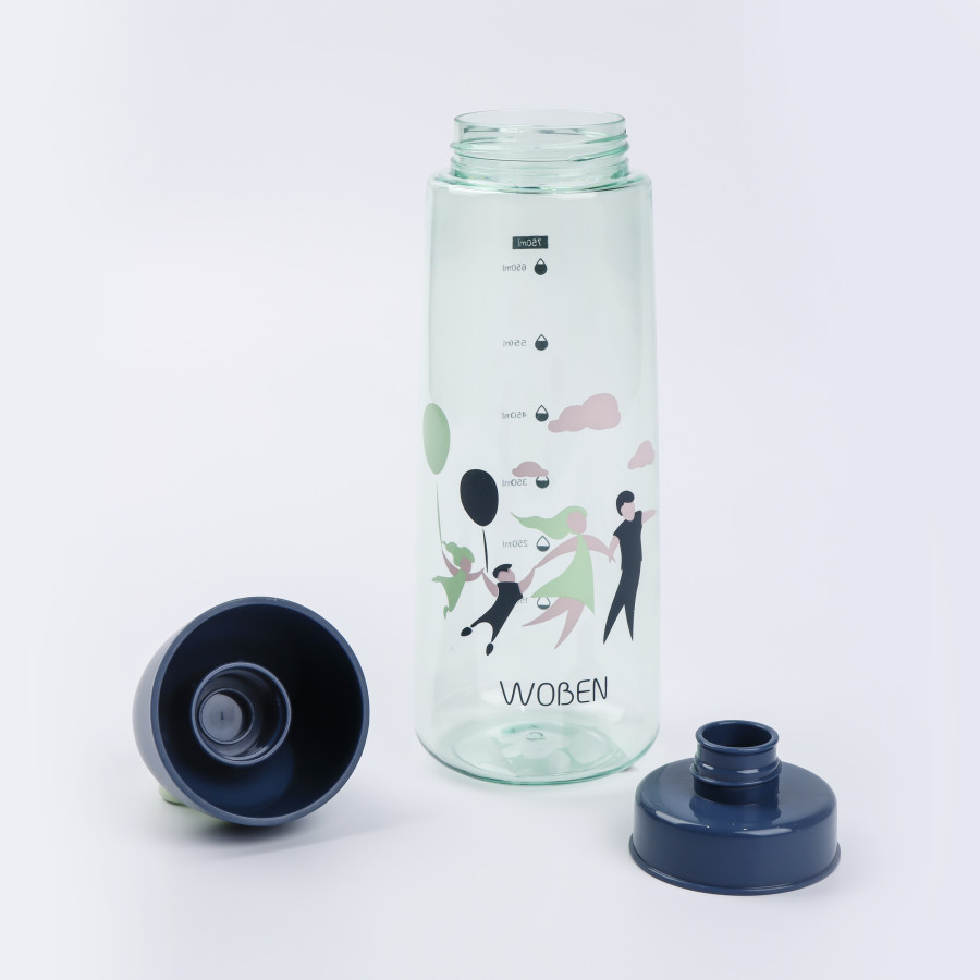 Generic Water Bottle 770mL - 3 Color Pack