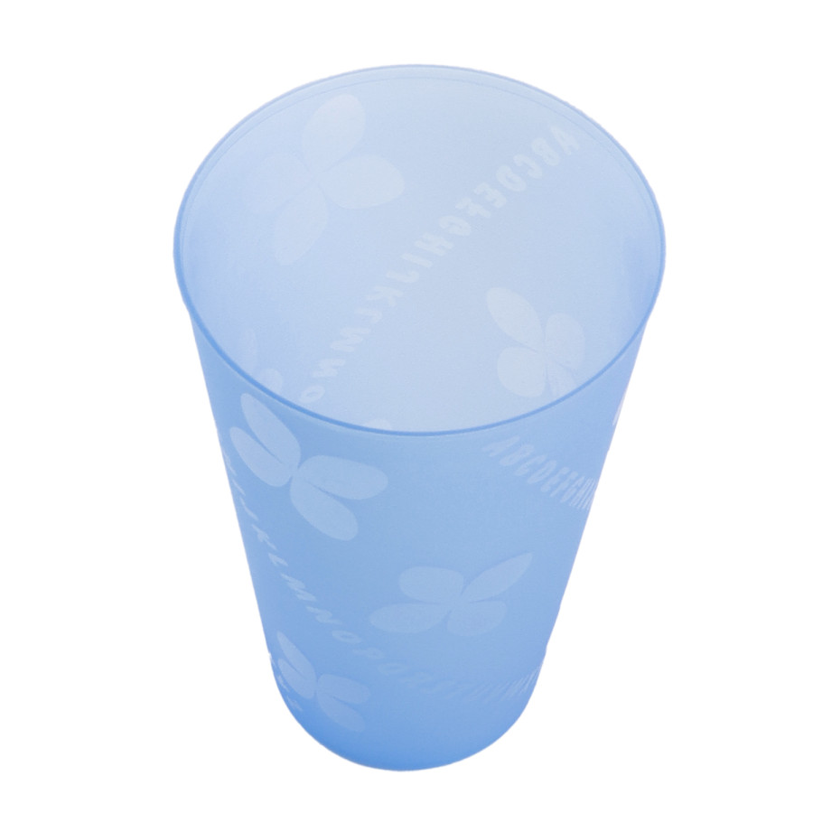 KITCHENMARK 6pc Plastic Glass Tumbler Set 400ml - 4 Color Pack