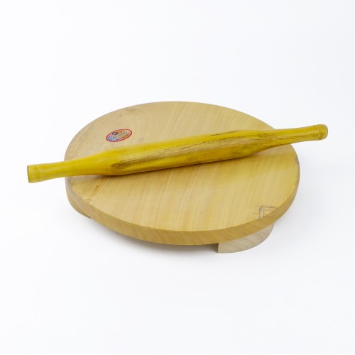 Generic Wooden Rolling Pin Board Chapathi Maker Set 27cm