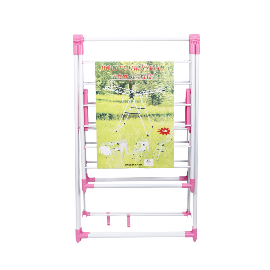 Generic Steel Cloth Dryer Stand 35m - Pink