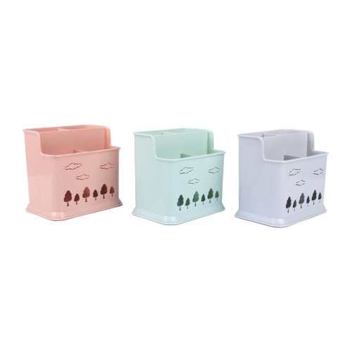 Generic Toothbrush Holder 15x14cm - 3 Color Pack 