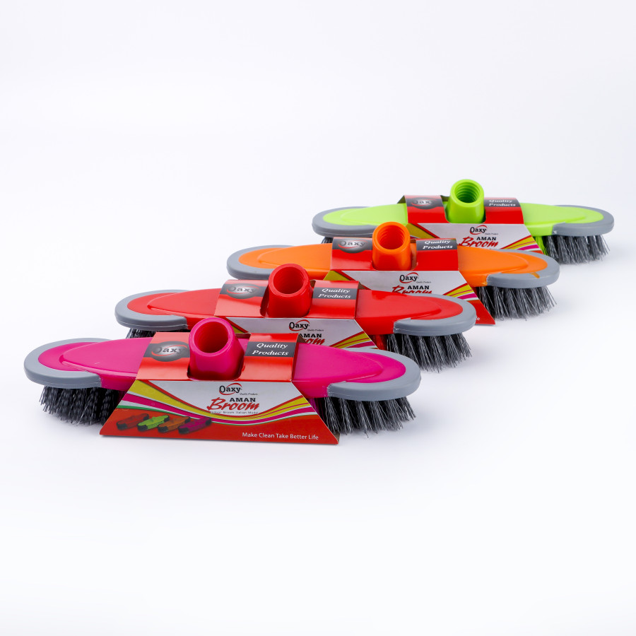Oaxy Aman Indoor Broom - 4 Color Pack