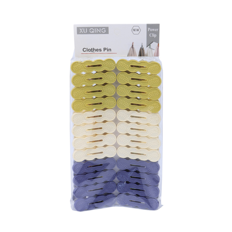 Generic 24pc Plastic Cloth Pegs Clips - Multicolor