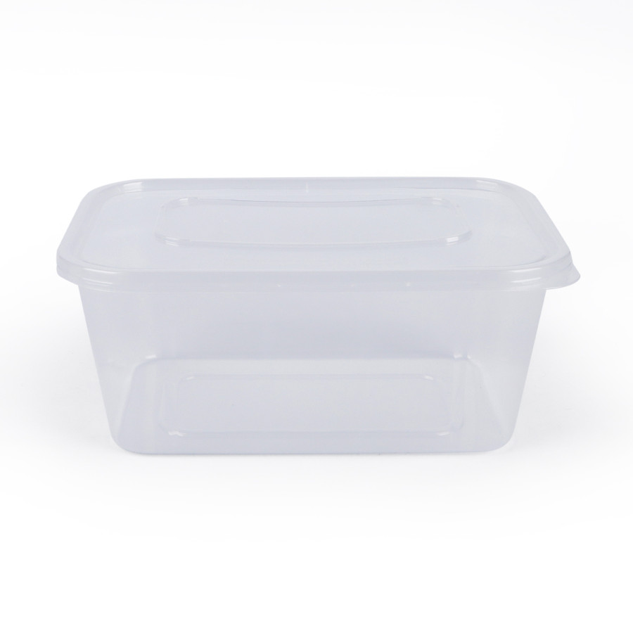 KITCHENMARK 10pcs Plastic Take Away Containers 1000ml - Transparent