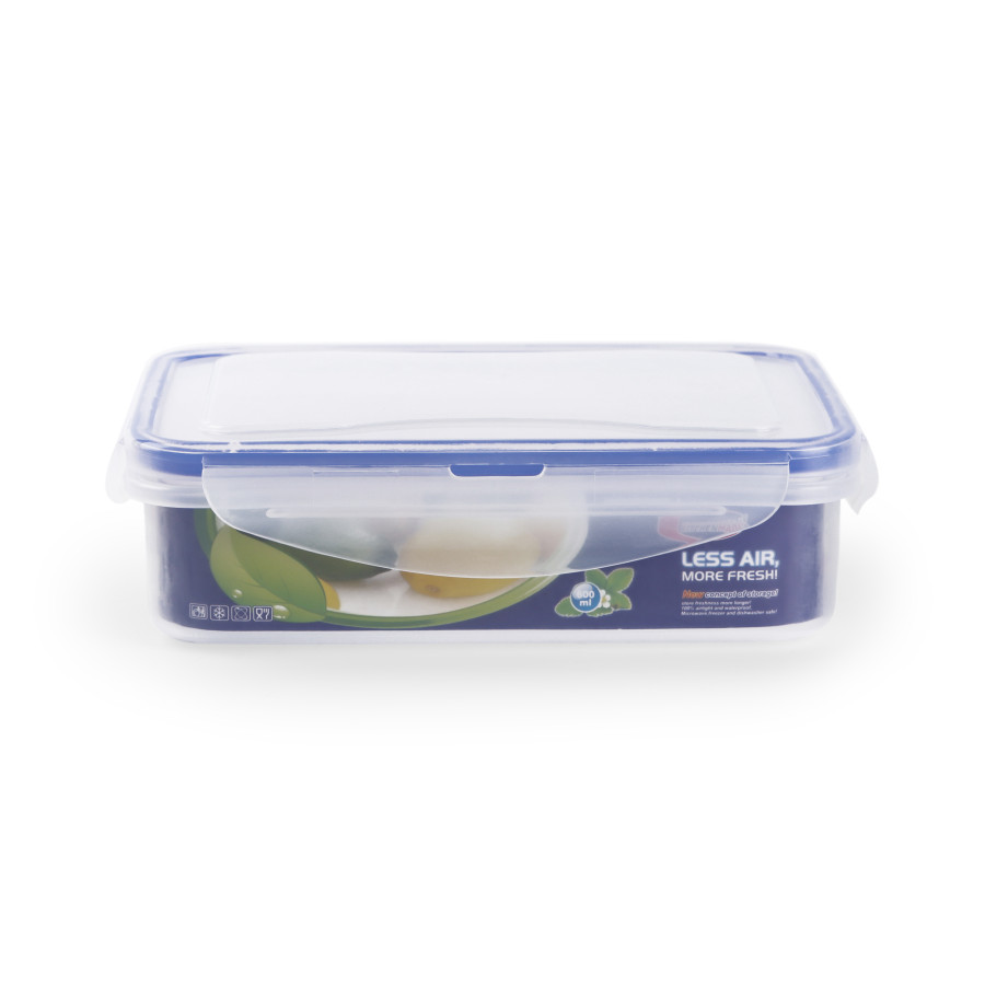 KITCHENMARK  Airtight Food Container 600ml - Clear Blue