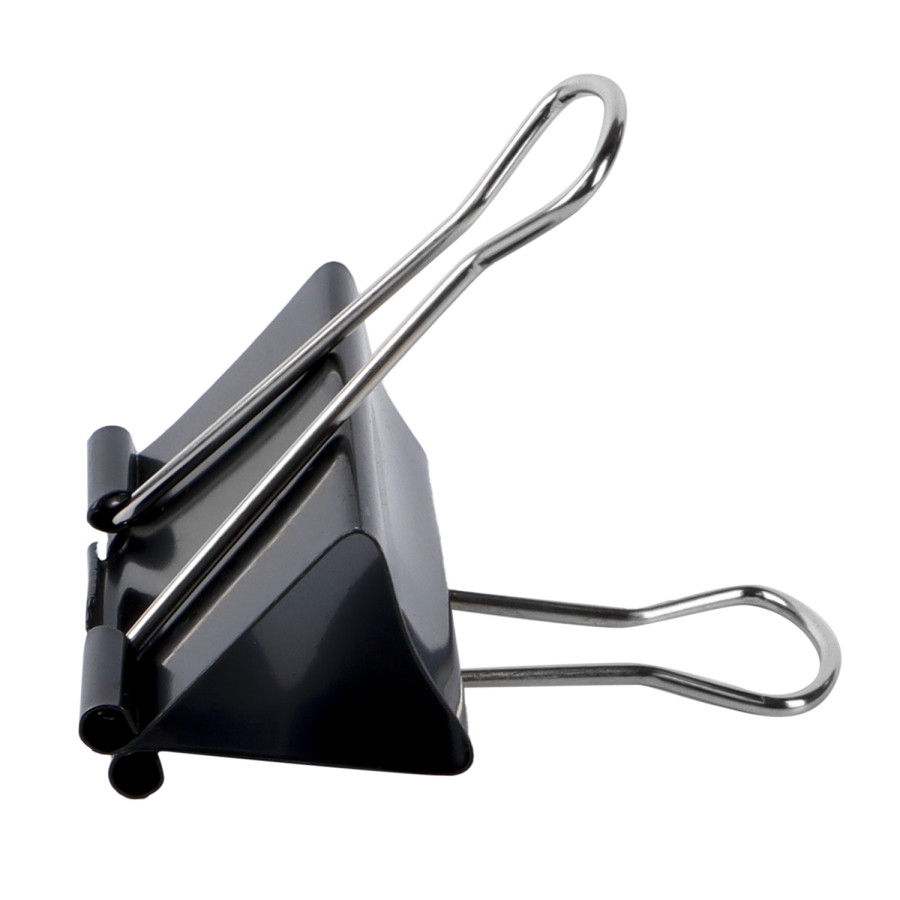 Generic Steel Binder Clips 12pc Pack - 51mm Black