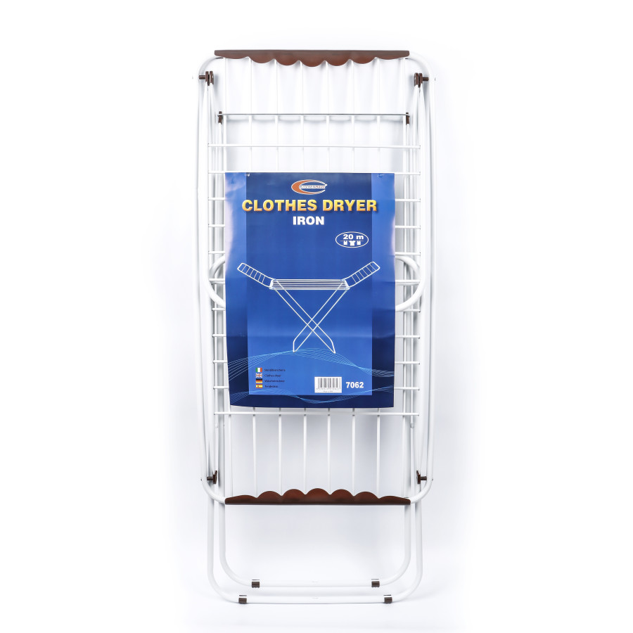 KITCHENMARK Iron Cloth Dryer Stand 20m - White