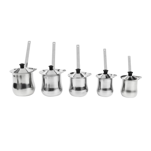 Generic Stainless Steel Coffee Warmer 5pc Set - Silver