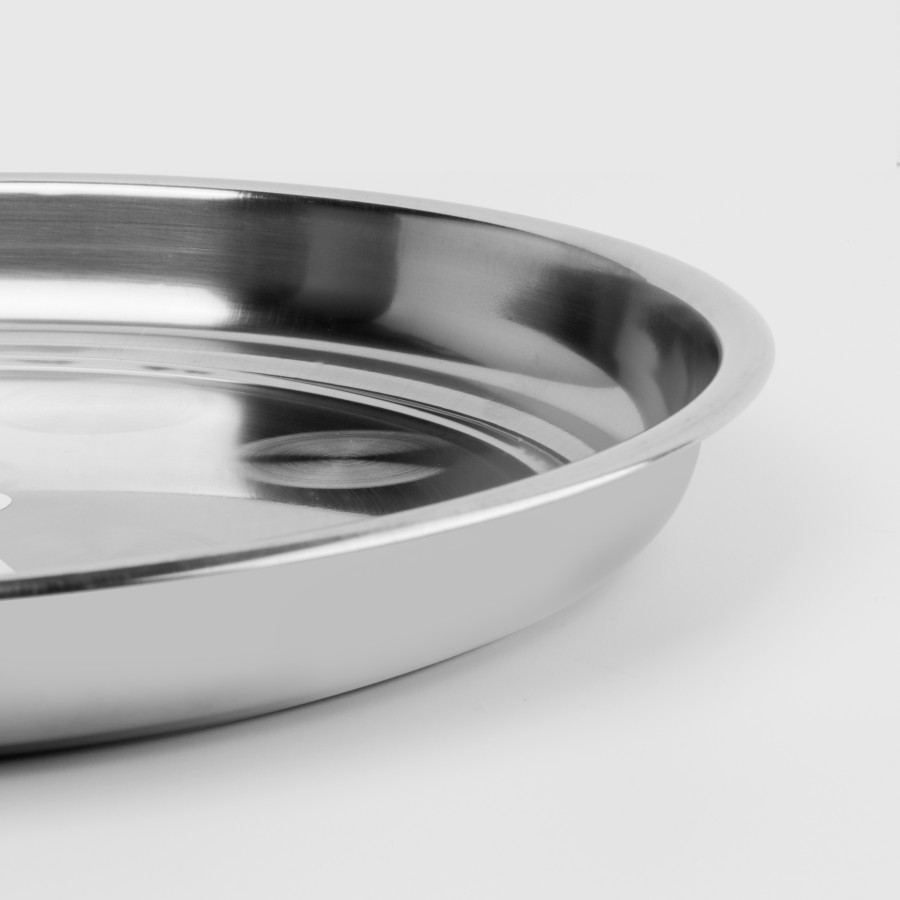 KITCHENMARK Steel Round Tray - 25cm