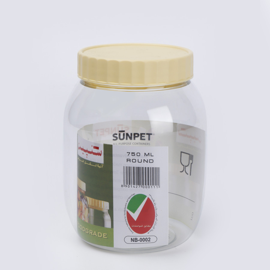  SUNPET Round Jar 750ml