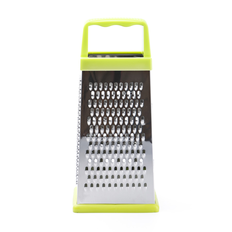 Generic Stainless Steel 4-way Grater 23cm - 2 Color Pack