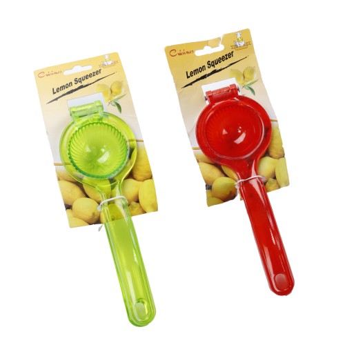 Generic Transparent Plastic Lemon Squeezer - 2 Color Pack