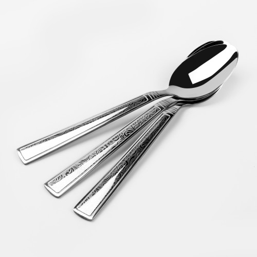 Generic Stainless Steel Small Spoon 3pc Set - Silver