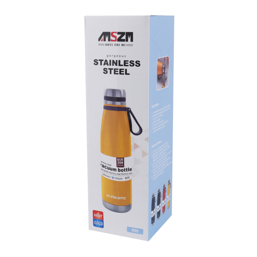 Generic Vacuum Thermos Stainless Steel Bottle 800mL - 4 Color Pack