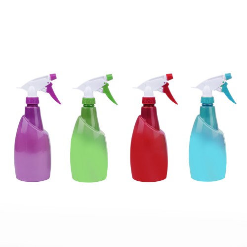 Generic Plastic Spray Bottle 450ml - 4 Color Pack