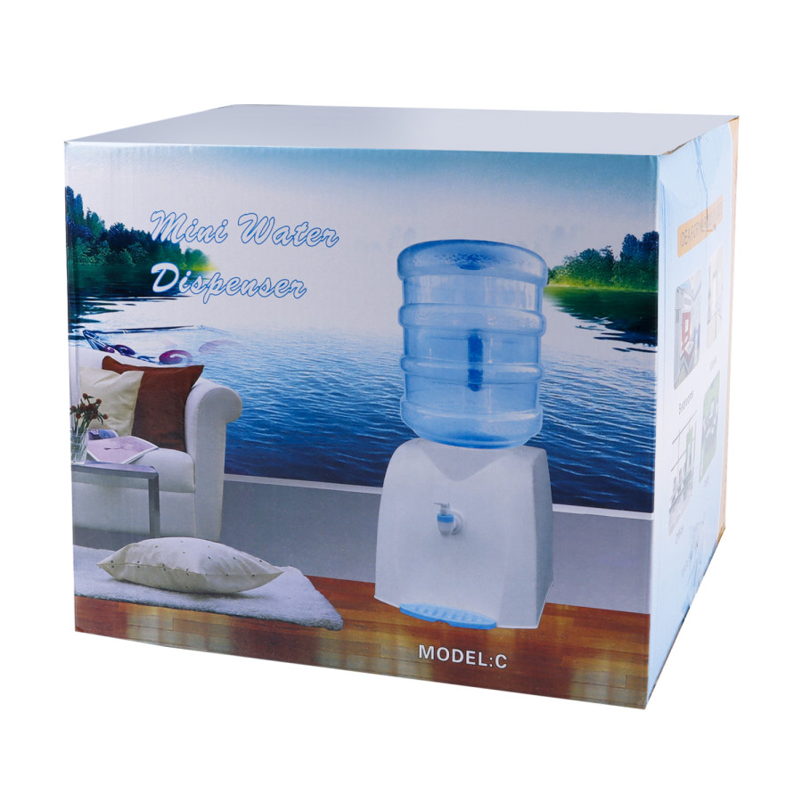 Generic Mini Water Square Dispenser - White
