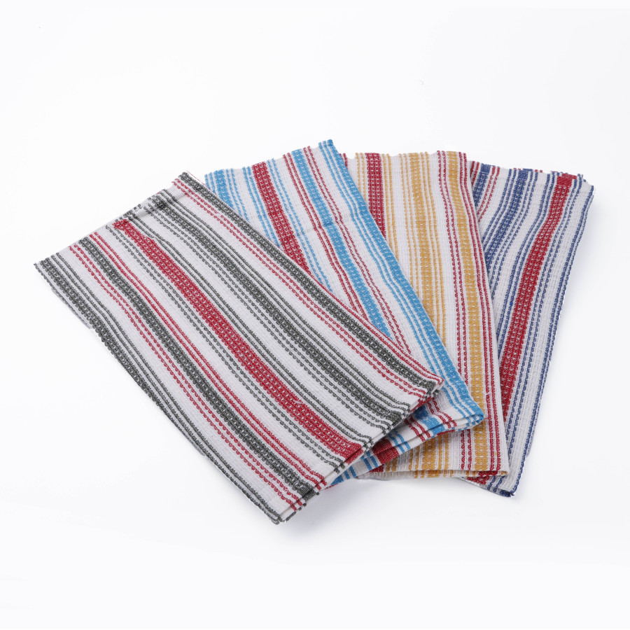 KITCHENMARK Cotton Kitchen Towels 2pc Pack x 6 Set 