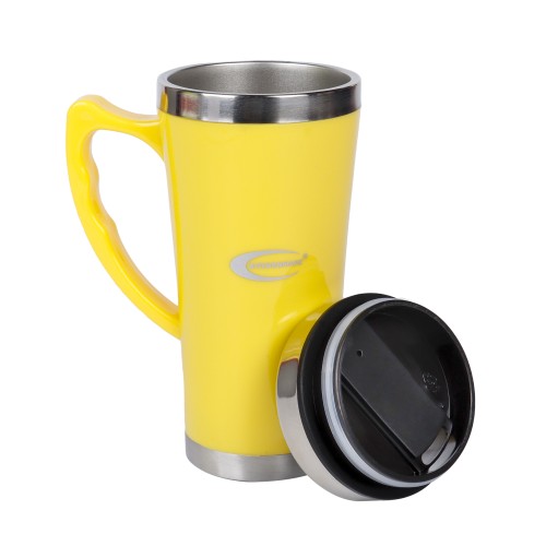 KITCHENMARK Stainless Steel Travel Mug 600ml - Yellow 