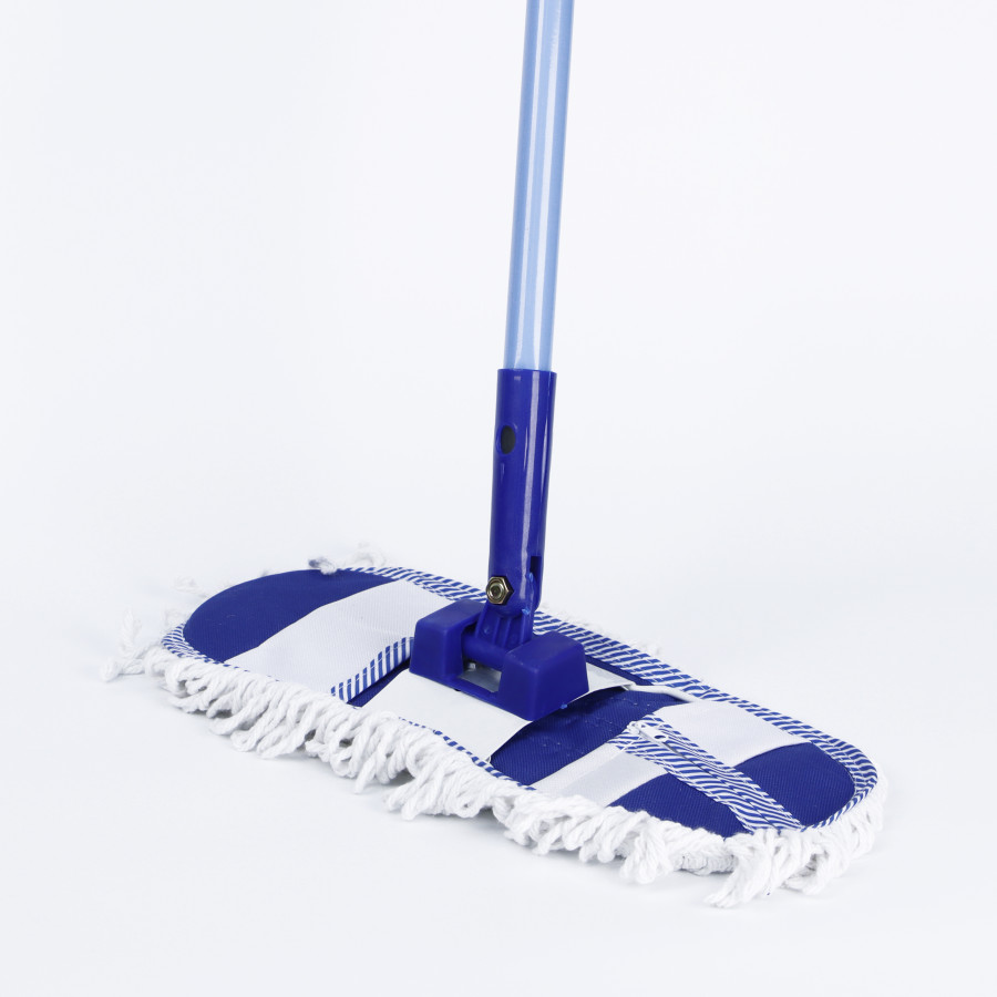 Oaxy Floor Cleaning Dustmop Airport Mop Full Set - 40cm Blue