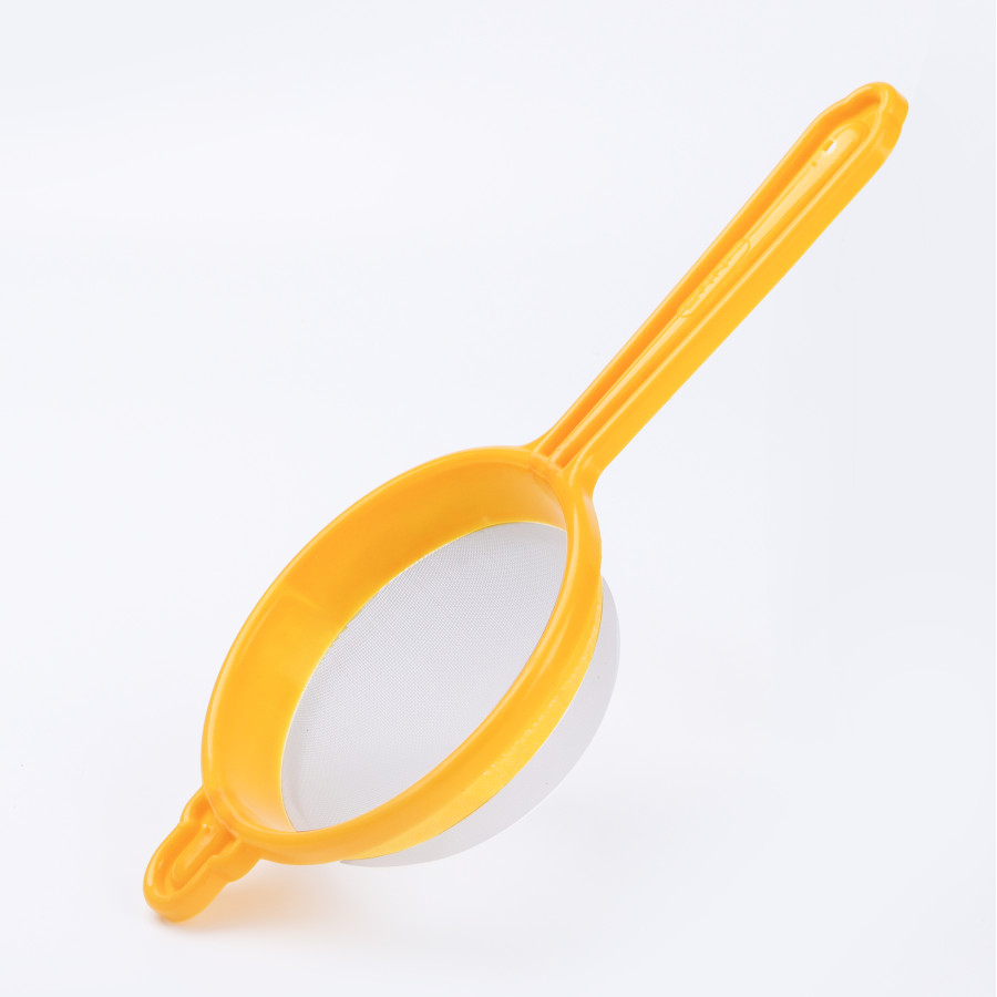 KITCHENMARK Plastic Tea Strainer Size 4 - Set of 12 - Multicolor