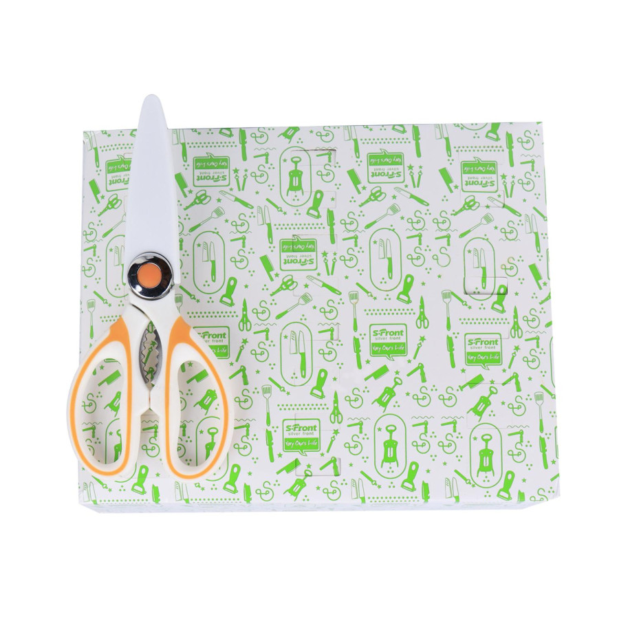 Generic 24pc Stainless Steel Fish Scissors 21cm - 3 Color Pack