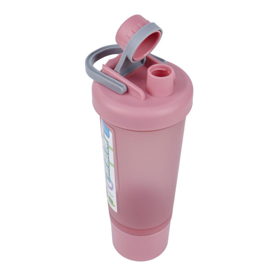 Generic Plastic Water Bottle 600ml - Pink