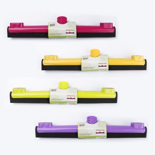 Oaxy Floor Wiper Squeegee 42cm - 4 Color Pack
