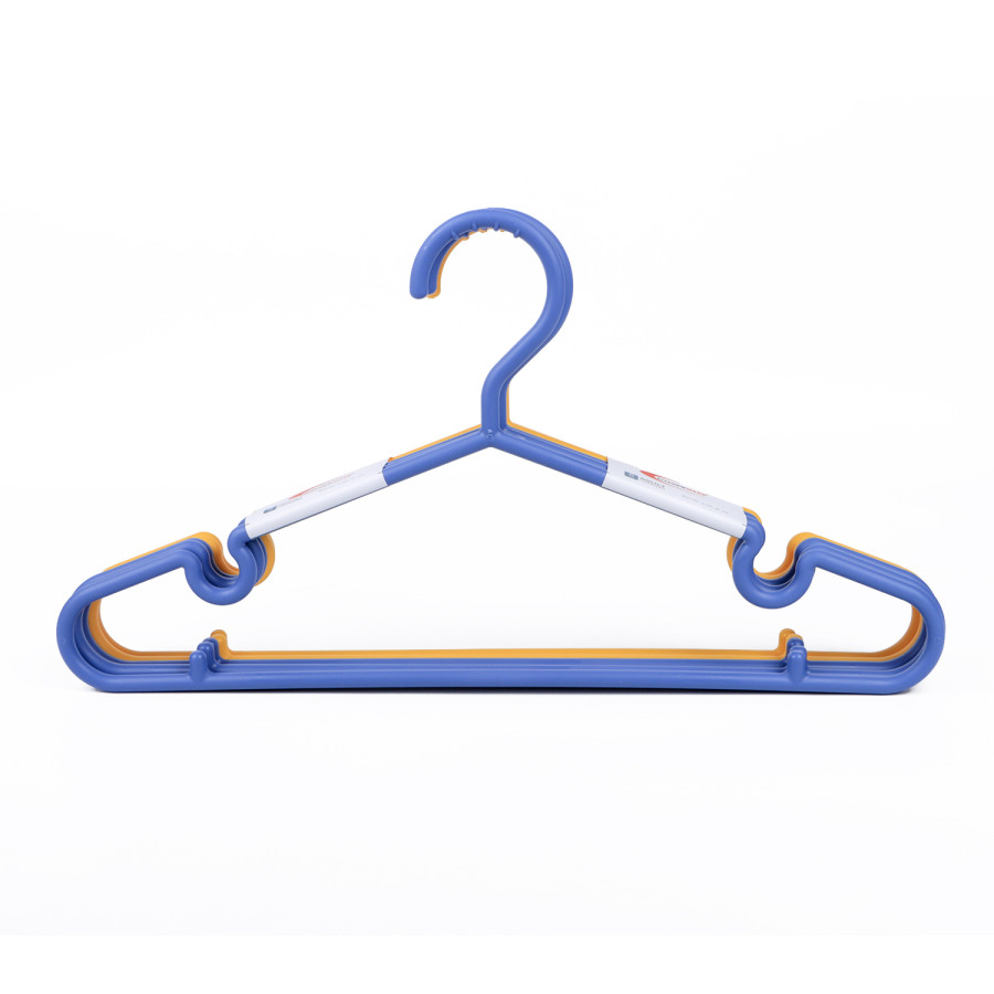 KITCHENMARK 5pc Set Cloth Hanger - 48 Set Carton - Multicolor