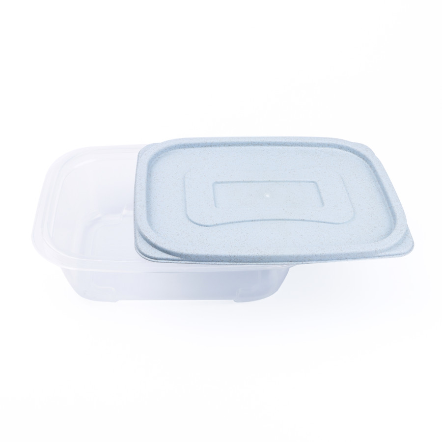 Generic  Rectangular Biodegradable Plastic 3pc Multicolor Multisize Container Set 