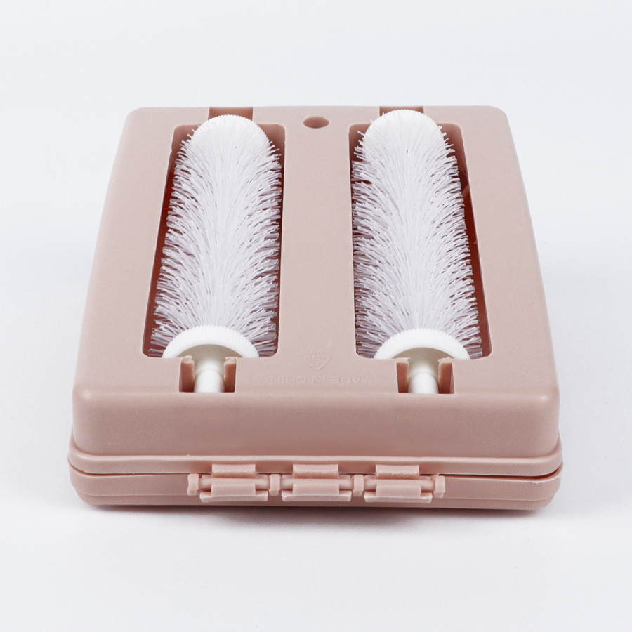 Generic Double Roller Carpet Cleaning Hand Brush 26cm - 3 Color Pack