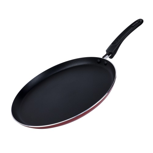 BECHOWARE 28cm Nonstick Aluminium Pancake Pan - Red