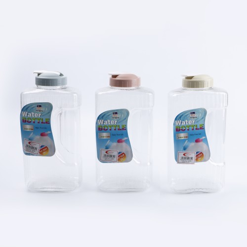 Generic Plastic Water Bottle 2200ml - 3 Color Pack