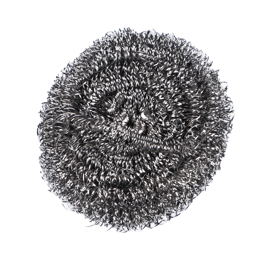 Generic 6pc Stainless Steel Steel Wool Scourer Set - Silver