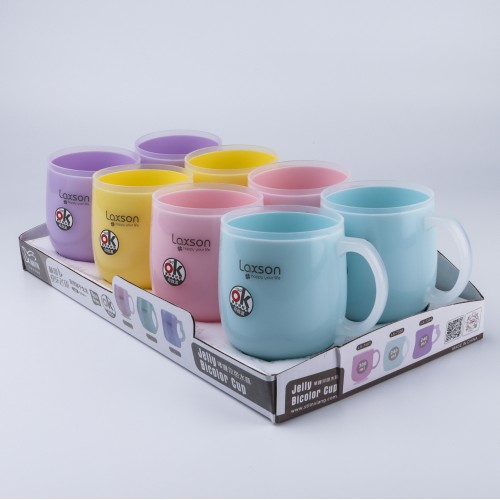 Generic Plastic Cup 300 mL - Set of 8 - Multicolor