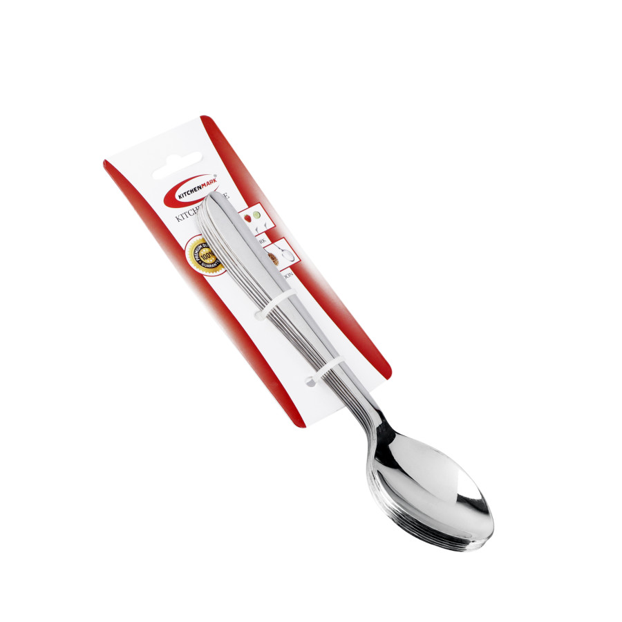 KITCHENMARK 6pc Stainless Steel Design Tea Spoon Set - 14cm