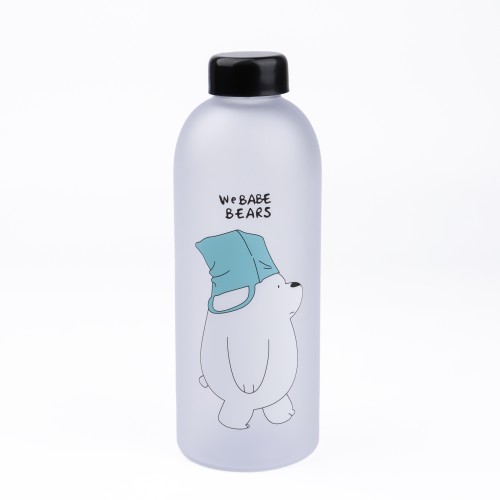 Generic Frost Design Plastic Water Bottle 1L