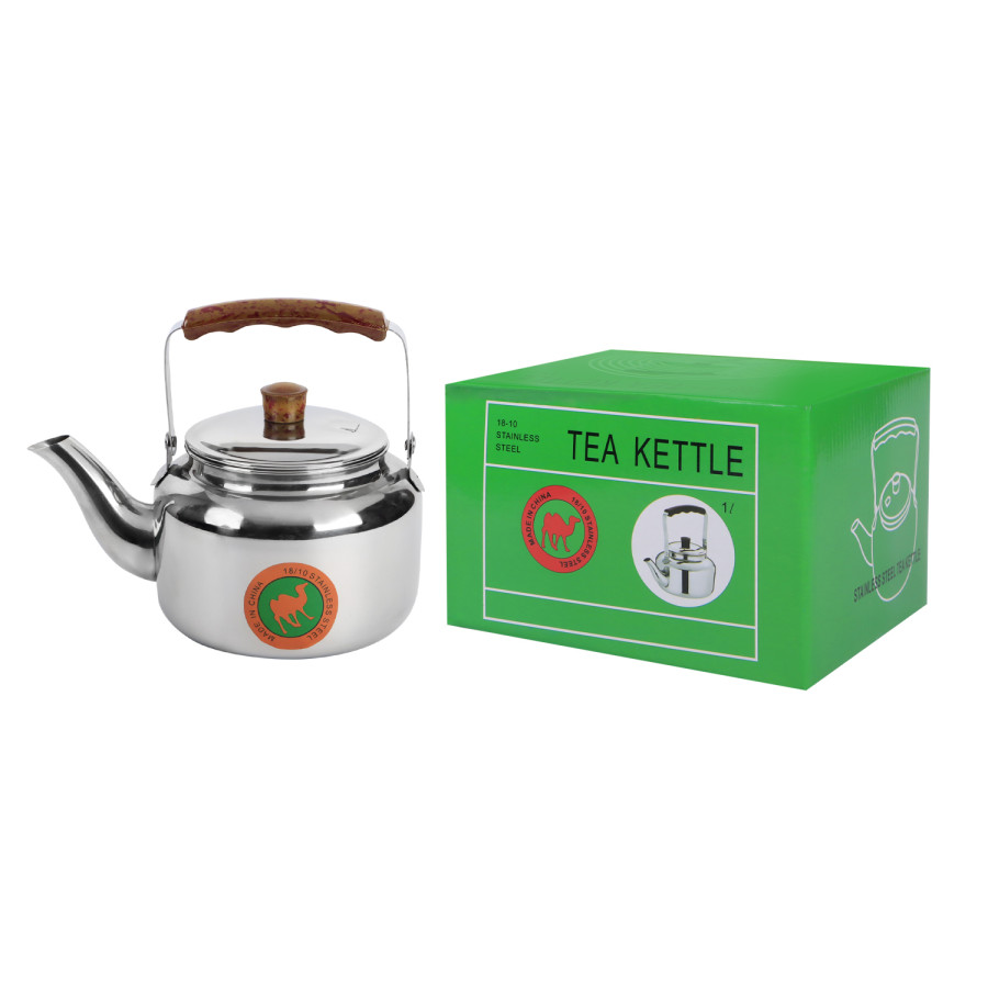 Generic Stainless Steel Tea Kettle 1L - Silver