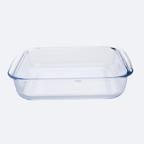 BECHOWARE 1.8L Glass Square Baking Tray 
