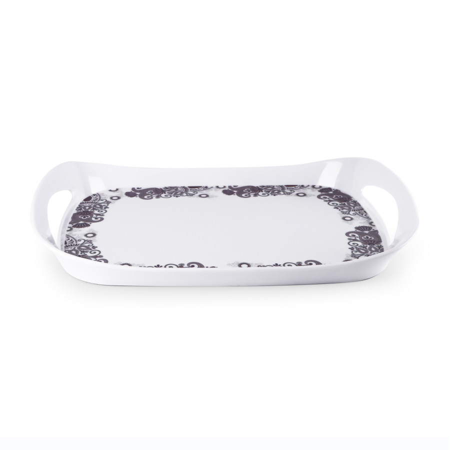 KITCHENMARK Melamineware Rectangular Tray Violet - 39.5x27cm