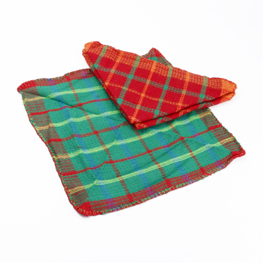 Generic Cotton Household Cleaning Towel 6pc Combo - 4 Color Pack