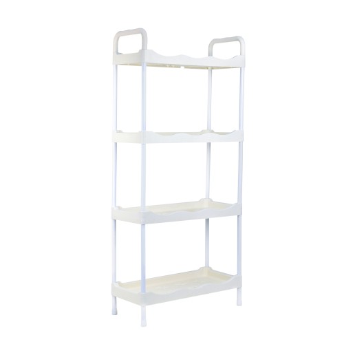 Generic 4 Tier Storage Rack Shelf for Toileteries 52x120cm - White